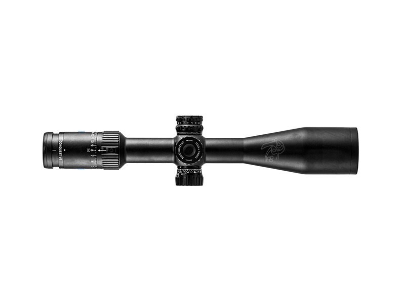 دوربین روی سلاح زایس کانکوئست 4 تا 16 در50 V4 نسل دوم با رتیکل بالستیکی ZMOAi-T30 چراغدار و سیستم کلیک خور فوقانی و جانبی