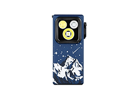 چراغ قوه گیره دار شارژی اولایت اوکلیپ اولترا اسنوی سامیت با نور سفید و UV