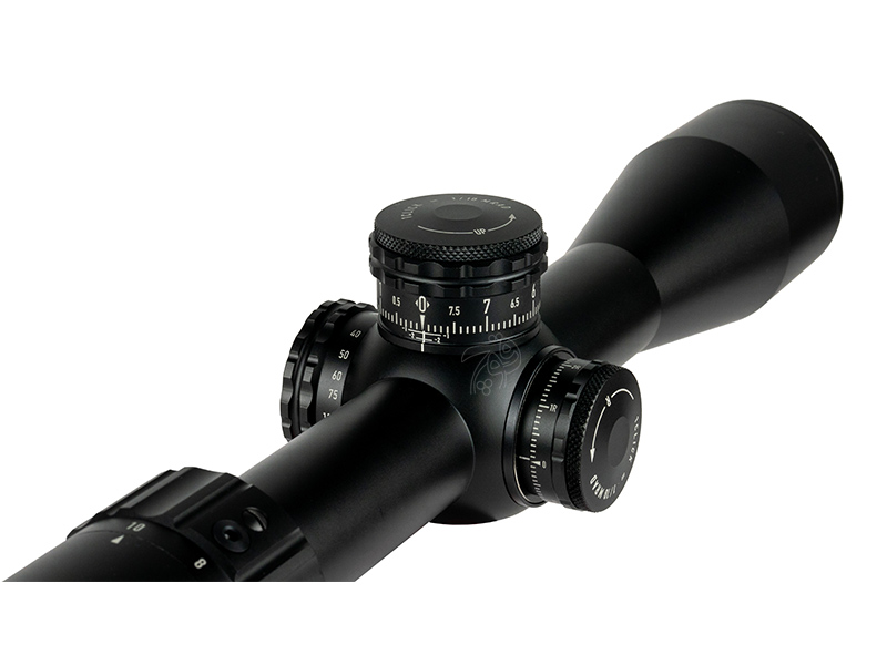 دوربین روی سلاح المنت هلیکس نسل2 6 تا 24 در 50 با رتیکل APR-1C واحد کلیک میل رادیان و FFP