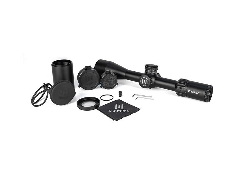 دوربین روی سلاح المنت هلیکس نسل2 6 تا 24 در 50 با رتیکل APR-1C واحد کلیک میل رادیان و FFP