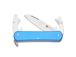 چاقو چند کاره جیبی 3 تیغه فاکس ولپیس آبی FX-VP130-3 SB