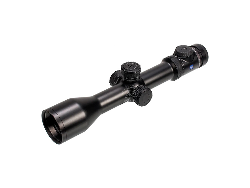 دوربین روی سلاح زایس ویکتوری وی 8 بزرگنمایی 2.8 تا 20 دهانه 56 با سیستم کلیک خور فوقانی و جانبی و رتیکل 43 چراغدار