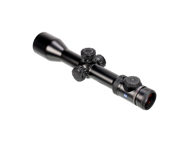 دوربین روی سلاح زایس ویکتوری وی 8 بزرگنمایی 2.8 تا 20 دهانه 56 با سیستم کلیک خور فوقانی و جانبی و رتیکل 43 چراغدار