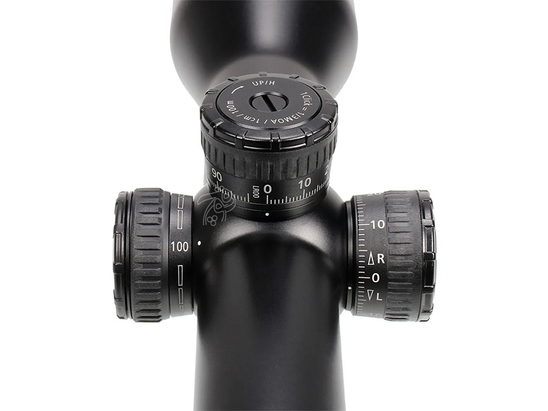 دوربین روی سلاح زایس ویکتوری وی 8 بزرگنمایی 2.8 تا 20 دهانه 56 با سیستم کلیک خور فوقانی و جانبی و رتیکل 43 چراغدار