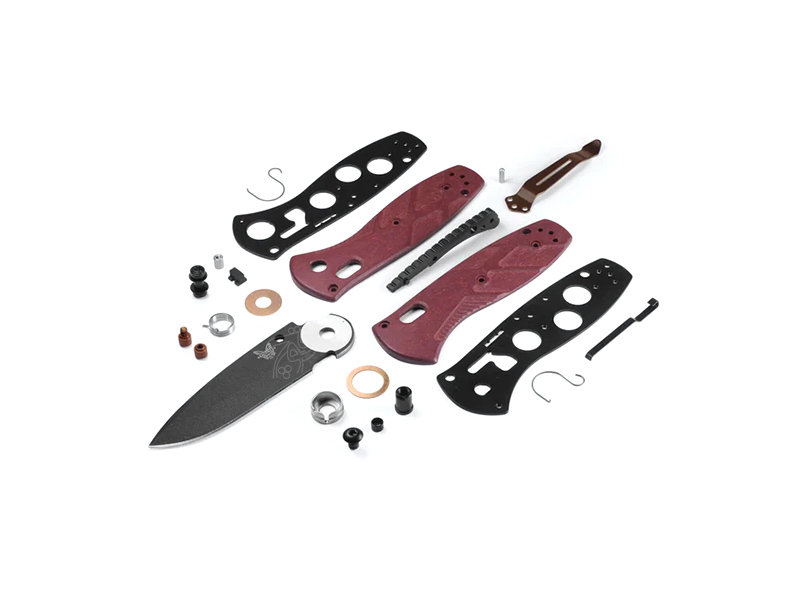 چاقو شکاری بنچمید مینی بریج رد‌ استون 585BK-04