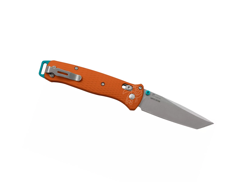 چاقو شکاری بنچمید بیل‌اوت کراتر نارنجی آلومینوم 537-2301