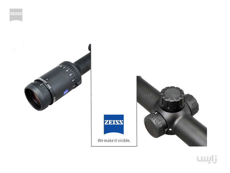 دوربین روی سلاح زایس کانکوئست HD5 مدل  50×15-3 با رتیکل بالستیکی RZ600